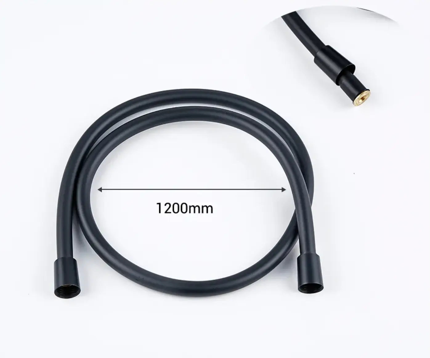 Kit Douchette Hygiénique Noir Mat Orfoz | Flexible Inox + Support Mural | ROBINETTERIEPRO