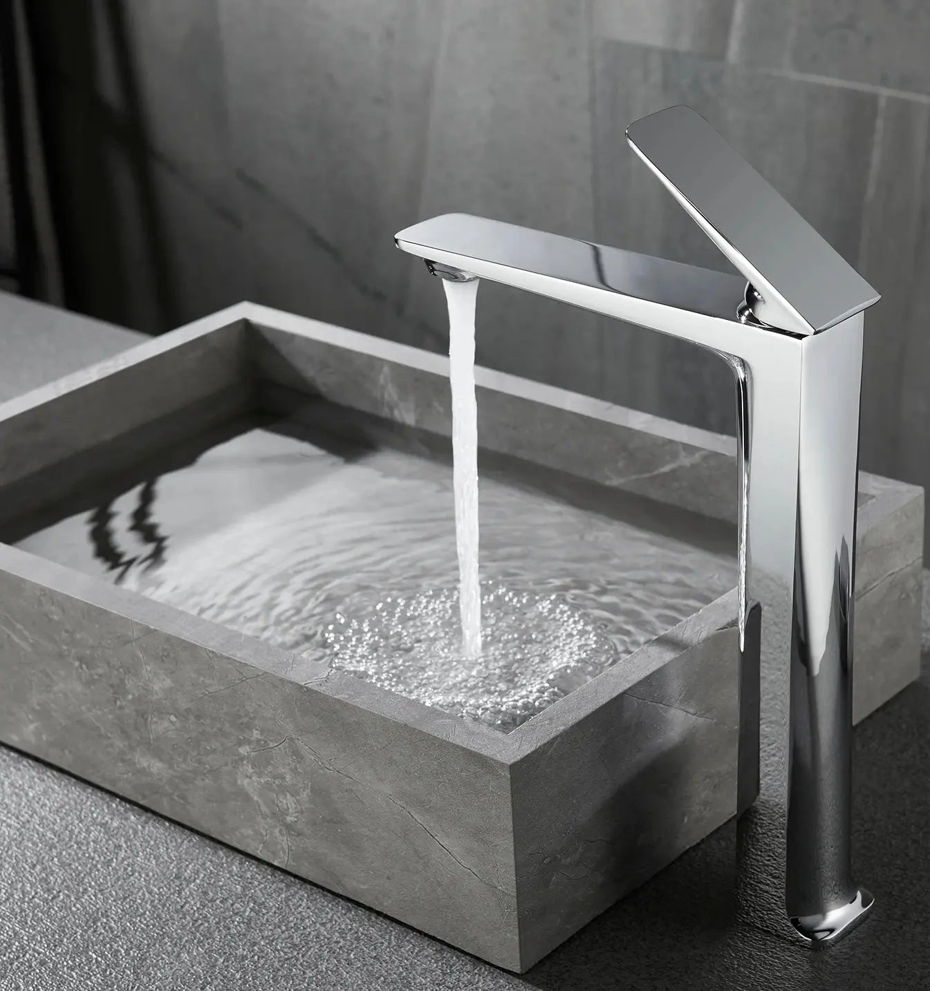 Mitigeur Lavabo Haut Oberoi | 3 Finitions + Laiton Massif + Céramique | ROBINETTERIEPRO