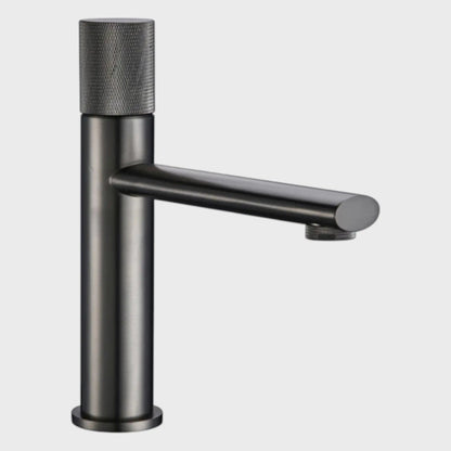 Mitigeur Lavabo Anthracite Mat Eden | Laiton + Mousseur Éco + Garantie 5 ans | ROBINETTERIEPRO