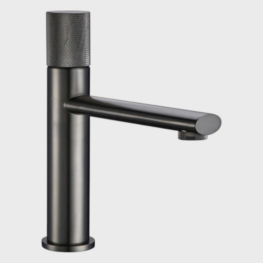 Mitigeur Lavabo Anthracite Mat Eden | Laiton + Mousseur Éco + Garantie 5 ans | ROBINETTERIEPRO