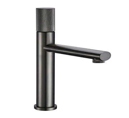 Mitigeur Lavabo Anthracite Mat Eden | Laiton + Mousseur Éco + Garantie 5 ans | ROBINETTERIEPRO