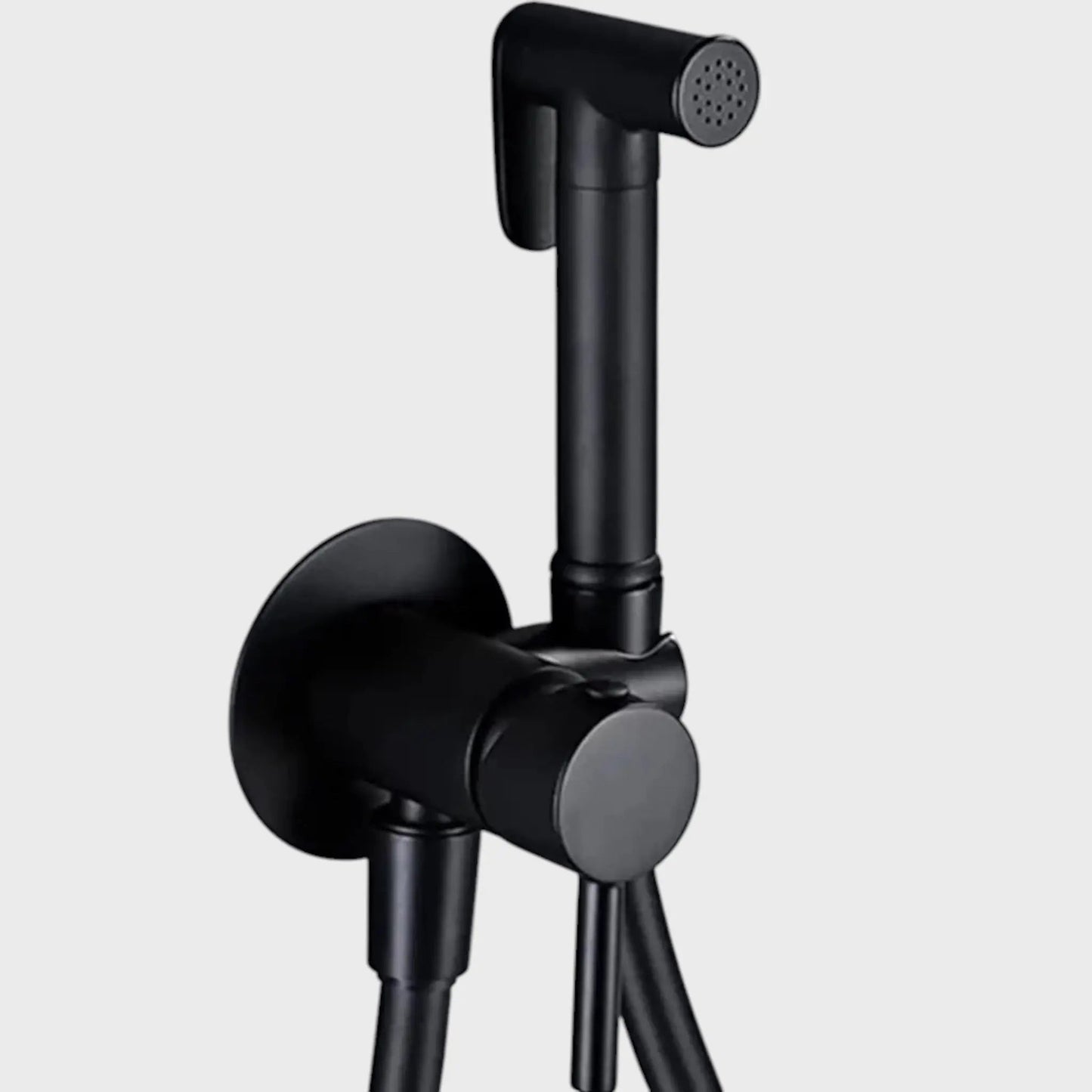 Kit Douchette Hygiénique Noir Mat Orfoz | Flexible Inox + Support Mural | ROBINETTERIEPRO