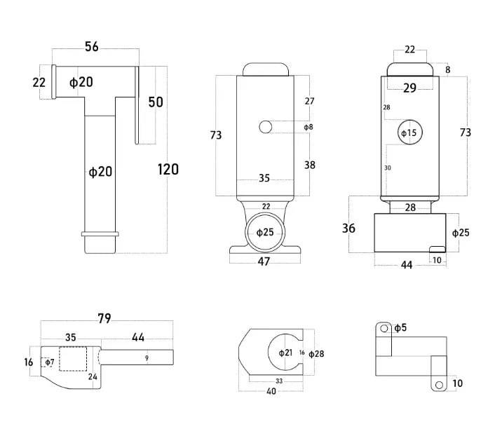 Kit Douchette Hygiénique Or Brossé Orfoz | Flexible Inox + Support Mural | ROBINETTERIEPRO