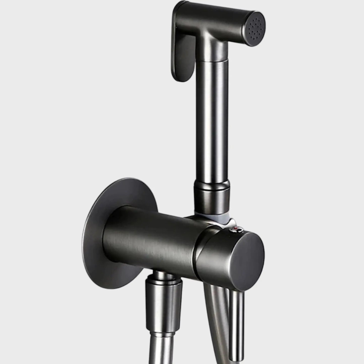 Kit Douchette Hygiénique Anthracite Mat Orfoz | Flexible Inox + Support Mural | ROBINETTERIEPRO