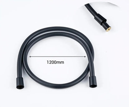 Kit Douchette Hygiénique Noir Mat Orfoz | Flexible Inox + Support Mural | ROBINETTERIEPRO