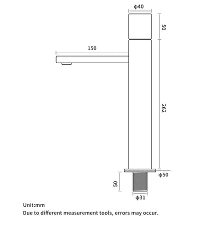 Mitigeur Lavabo Haut Anthracite Mat Eden | Laiton + Bec Élancé + Garantie 5 ans | ROBINETTERIEPRO