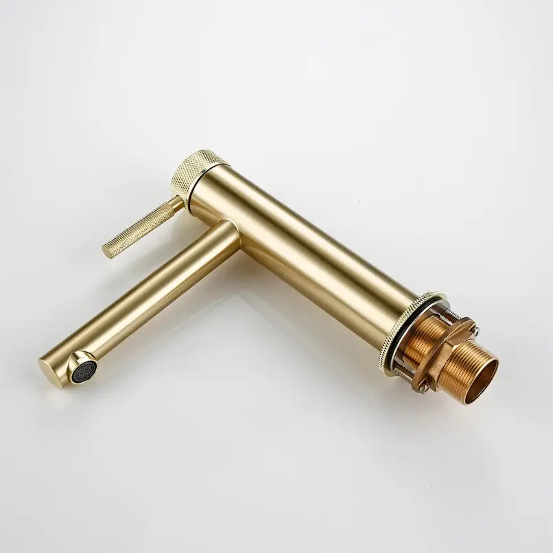 Mitigeur Lavabo Or Brossé Duja | Laiton + Cartouche Céramique + Garantie 5 ans | ROBINETTERIEPRO