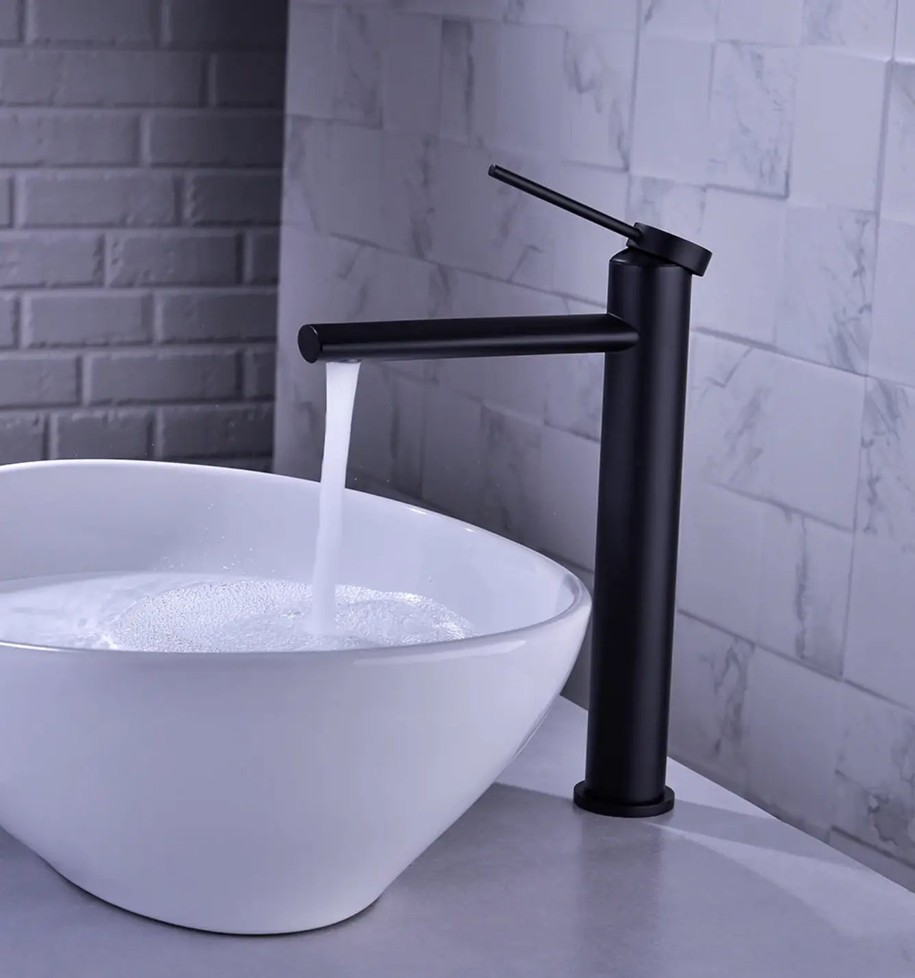 Mitigeur Lavabo Haut Duja | 4 Finitions + Laiton Massif + Bec Élancé | ROBINETTERIEPRO