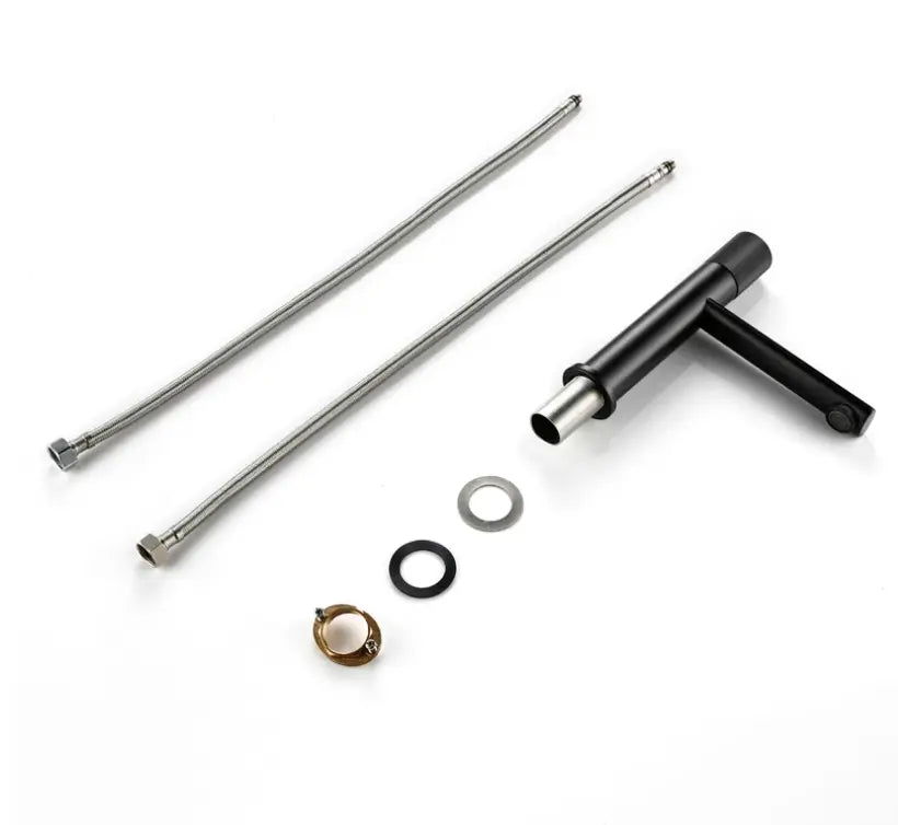 Mitigeur Lavabo Moleté Noir Eden | Laiton + Grip Texturé + Design Exclusif | ROBINETTERIEPRO