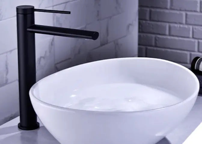 Mitigeur Lavabo Haut Duja | 4 Finitions + Laiton Massif + Bec Élancé | ROBINETTERIEPRO