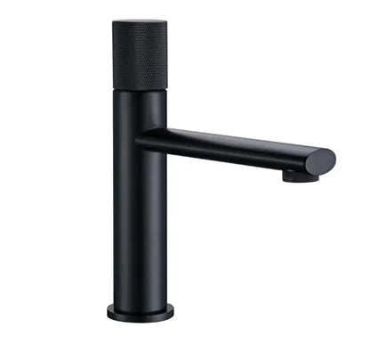 Mitigeur Lavabo Moleté Noir Eden | Laiton + Grip Texturé + Design Exclusif | ROBINETTERIEPRO