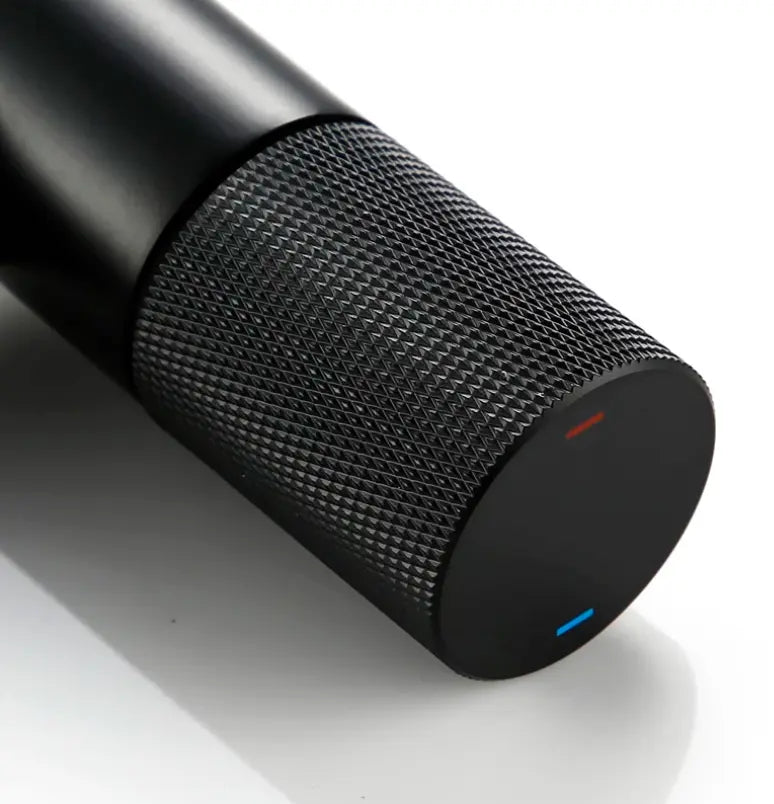 Mitigeur Lavabo Haut Noir Mat Eden | Laiton + Bec Élancé + Garantie 5 ans | ROBINETTERIEPRO