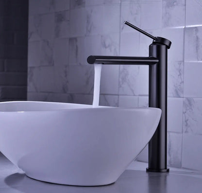 Mitigeur Lavabo Haut Duja | 4 Finitions + Laiton Massif + Bec Élancé | ROBINETTERIEPRO