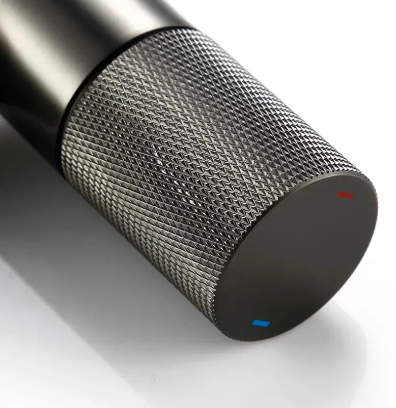 Mitigeur Lavabo Haut Anthracite Mat Eden | Laiton + Bec Élancé + Garantie 5 ans | ROBINETTERIEPRO