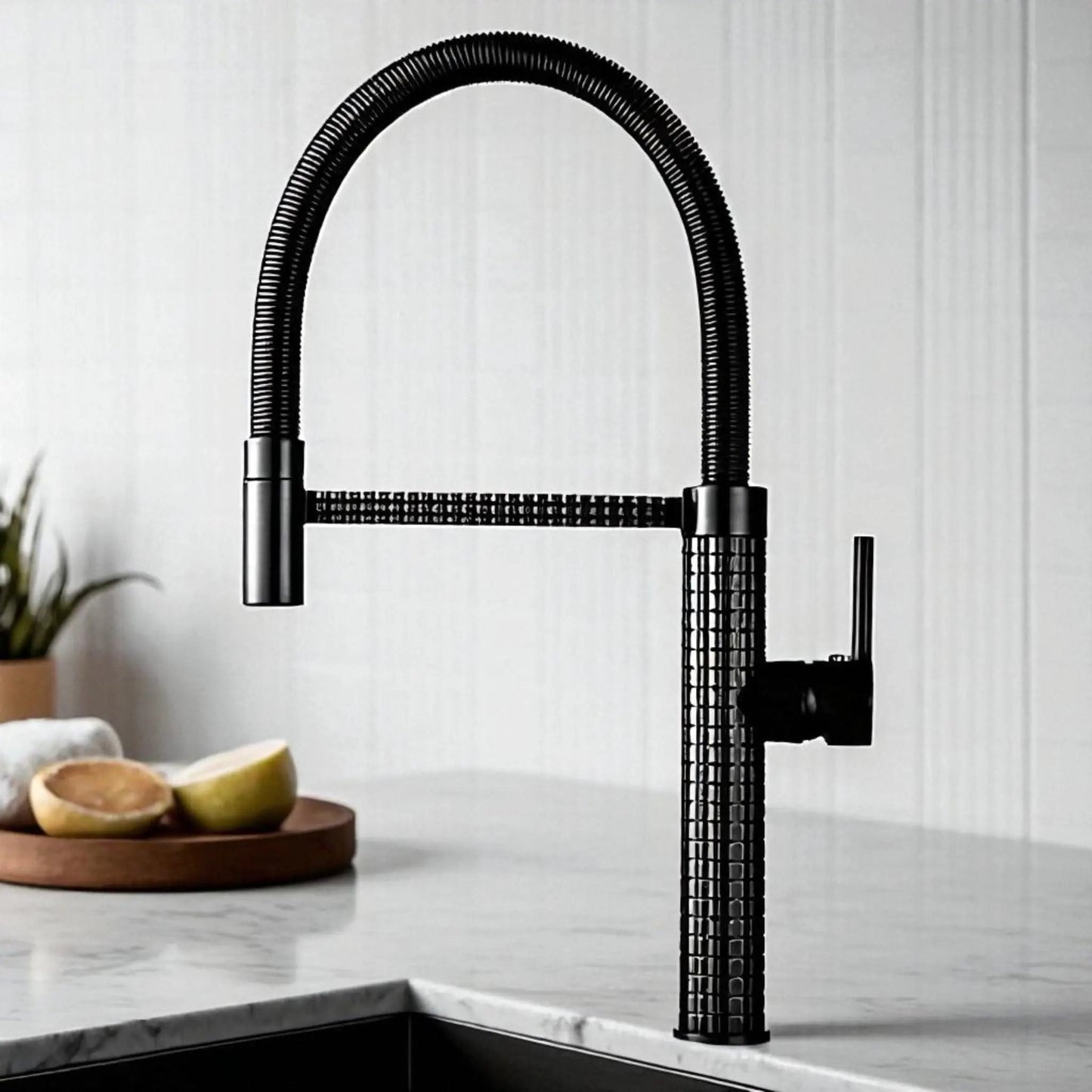 Mitigeur Cuisine Texturé Equinoxe | Douchette Extractible + Bec 360° + Garantie 10 ans | ROBINETTERIEPRO