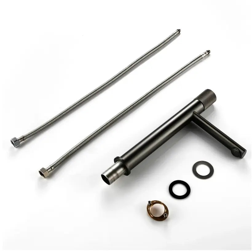 Mitigeur Lavabo Haut Anthracite Mat Eden | Laiton + Bec Élancé + Garantie 5 ans | ROBINETTERIEPRO